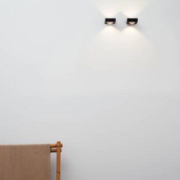 Nemo Fix LED nástenné svetlo hore/dole TRIAC čierne