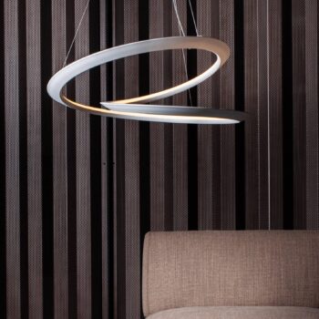 Nemo Kepler závesná lampa 2 700K do Ø110cm biela