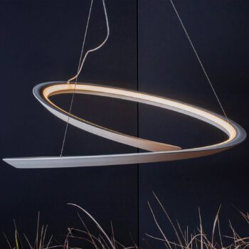 Nemo Kepler závesná lampa 2 700K do Ø110cm biela