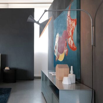 Nemo Lampe de Marseille nástenné svietidlo, sivý mat