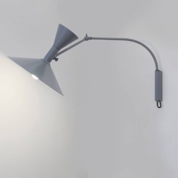 Nemo Mini Lampe de Marseille nástenné svetlo sivé matné