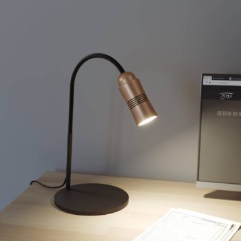 Neo! Table LED lampa stmievateľná medená/čierna