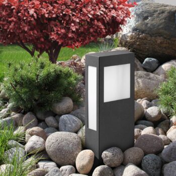 Nerezová podstavcová lampa Aqua Paulo s 2G11 LED
