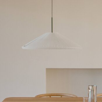 New Works LED závesné svietidlo Nebra, Ø 70 cm, biela, možnosť prispôsobenia