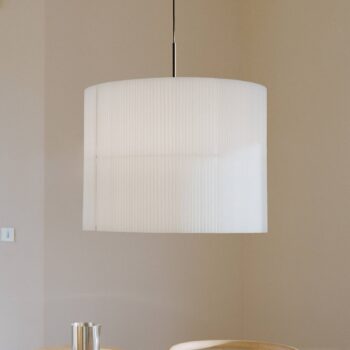 New Works LED závesné svietidlo Nebra, Ø 90 cm, biela, možnosť prispôsobenia