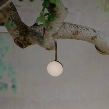 New Works Sphere LED dobíjacie svetlo IP67 tmavý bronz