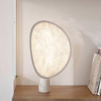 New Works Tense stolová lampa na batérie biela