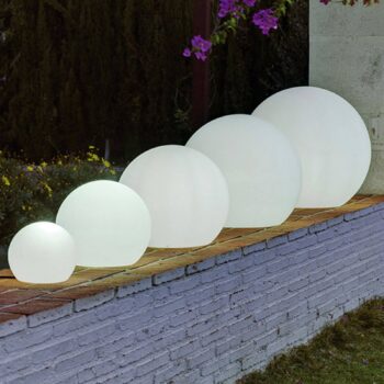 Newgarden Buly LED solárna guľa IP65, Ø 20 cm