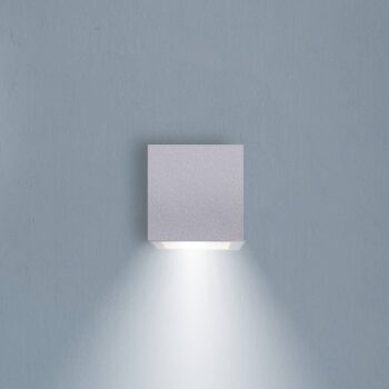 Newgarden LED dobíjacie nástenné svetlo Box 8, biele, 7,5x7,5cm