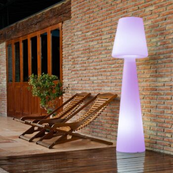 Newgarden Lola stojacia LED lampa, batéria, 165 cm