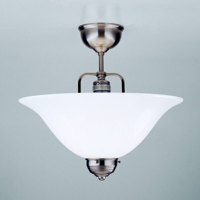 Niklové stropné svietidlo ROSA, ručne vyrábané Niklové stropné svietidlo ROSA, ručne vyrábané