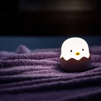 Nočné LED svetlo Eggy Egg s batériou