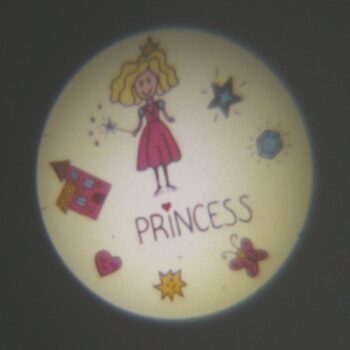 Nočné LED svetlo Princezná, do zásuvky
