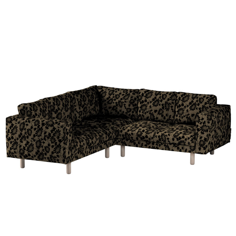 Norsborg poťah na rohovú sedačku - 4 os., béžová a čierna, Norsborg poťah na rohovú sedačku - 4 os., Living 2, 162-11 Norsborg poťah na rohovú sedačku - 4 os., béžová a čierna, Norsborg poťah na rohovú sedačku - 4 os., Living 2, 162-11