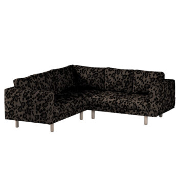 Norsborg poťah na rohovú sedačku - 4 os., hnedá a čierna, Norsborg poťah na rohovú sedačku - 4 os., Living 2, 162-10