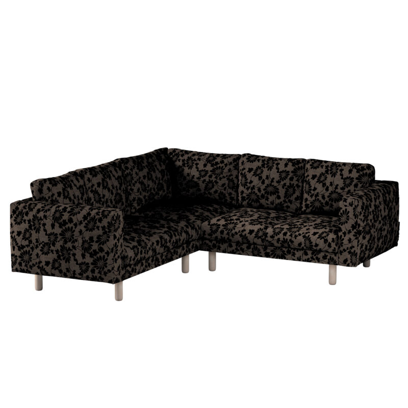 Norsborg poťah na rohovú sedačku - 4 os., hnedá a čierna, Norsborg poťah na rohovú sedačku - 4 os., Living 2, 162-10 Norsborg poťah na rohovú sedačku - 4 os., hnedá a čierna, Norsborg poťah na rohovú sedačku - 4 os., Living 2, 162-10