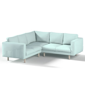 Norsborg poťah na rohovú sedačku - 4 os., pastelovo belasá, Norsborg poťah na rohovú sedačku - 4 os., Cotton Panama, 702-10