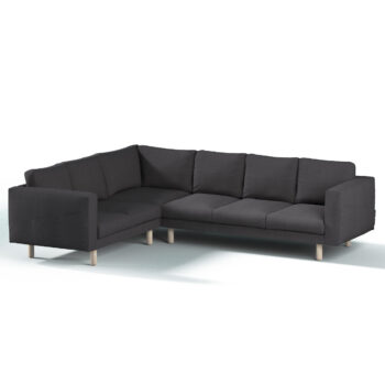Norsborg poťah na rohovú sedačku - 5 os., grafitová, Norsborg poťah na rohovú sedačku - 5 os., Chenille, 160-37