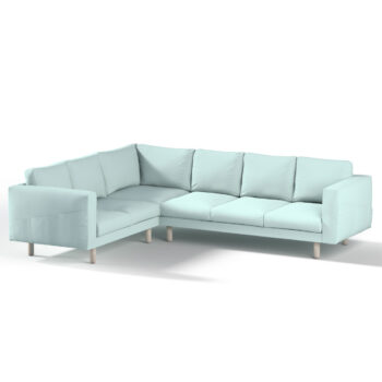 Norsborg poťah na rohovú sedačku - 5 os., pastelovo belasá, Norsborg poťah na rohovú sedačku - 5 os., Cotton Panama, 702-10