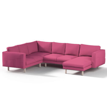 Norsborg rohový poťah na sedačku s ležadlom - 5 os., cyklamenová, Norsborg rohový poťah na sedačku s ležadlom - 5 os., Etna, 705-23