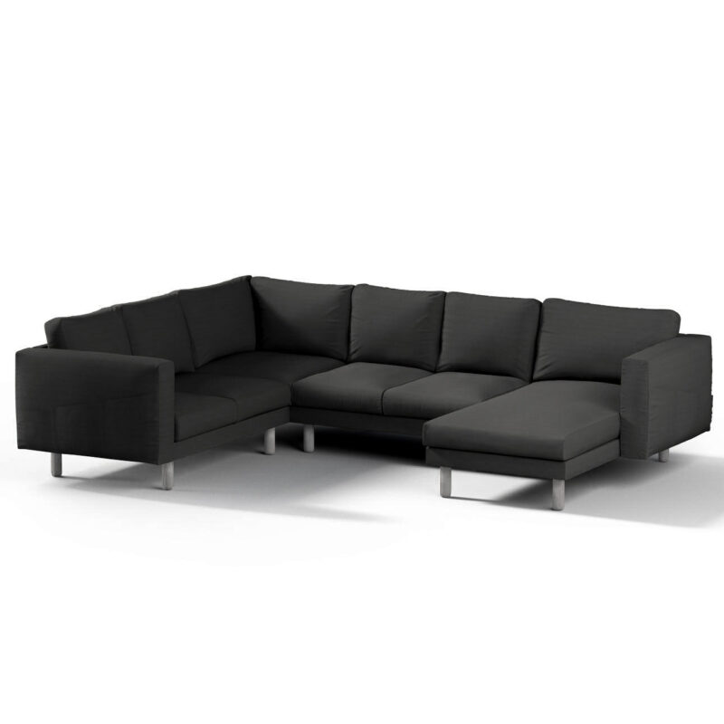 Norsborg rohový poťah na sedačku s ležadlom - 5 os., grafitová, Norsborg rohový poťah na sedačku s ležadlom - 5 os., Cotton Panama, 702-08 Norsborg rohový poťah na sedačku s ležadlom - 5 os., grafitová, Norsborg rohový poťah na sedačku s ležadlom - 5 os., Cotton Panama, 702-08