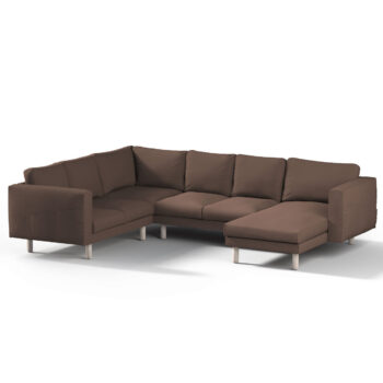 Norsborg rohový poťah na sedačku s ležadlom - 5 os., hnedá, Norsborg rohový poťah na sedačku s ležadlom - 5 os., Etna, 705-08