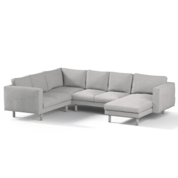 Norsborg rohový poťah na sedačku s ležadlom - 5 os., sivá, Norsborg rohový poťah na sedačku s ležadlom - 5 os., Chenille, 702-23