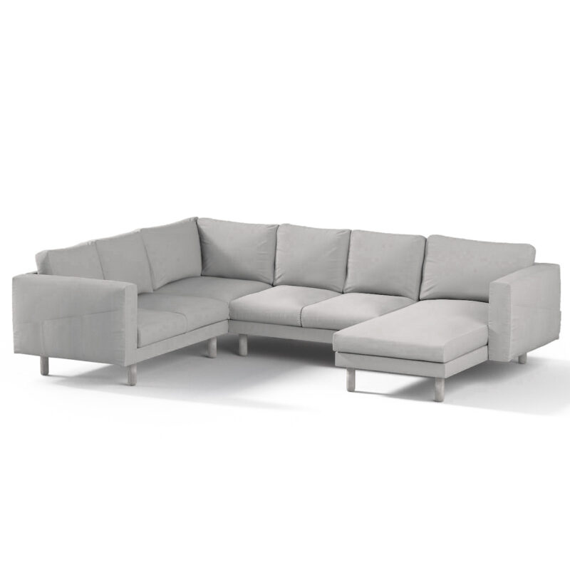 Norsborg rohový poťah na sedačku s ležadlom - 5 os., sivá, Norsborg rohový poťah na sedačku s ležadlom - 5 os., Chenille, 702-23 Norsborg rohový poťah na sedačku s ležadlom - 5 os., sivá, Norsborg rohový poťah na sedačku s ležadlom - 5 os., Chenille, 702-23