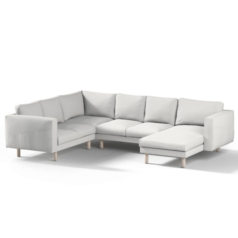 Norsborg rohový poťah na sedačku s ležadlom - 5 os., svetlo - šedá, Norsborg rohový poťah na sedačku s ležadlom - 5 os., Etna, 705-90 Norsborg rohový poťah na sedačku s ležadlom - 5 os., svetlo - šedá, Norsborg rohový poťah na sedačku s ležadlom - 5 os., Etna, 705-90