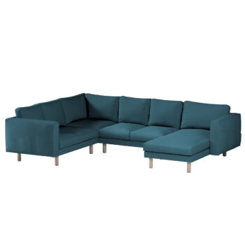 Norsborg rohový poťah na sedačku s ležadlom - 5 os., tmavomodrá, Norsborg rohový poťah na sedačku s ležadlom - 5 os., Living 2, 162-38