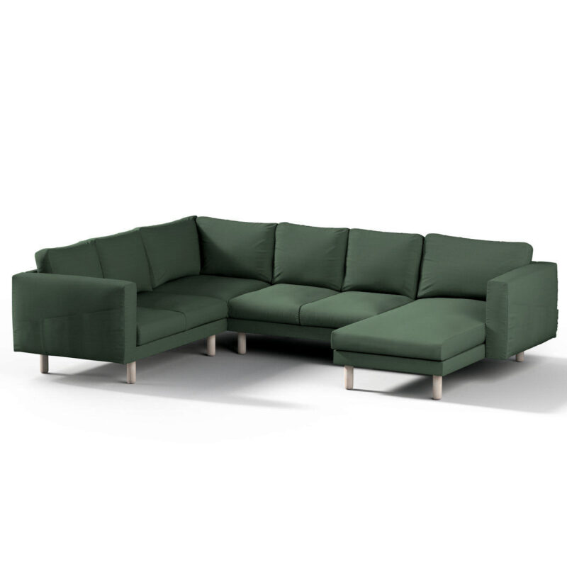 Norsborg rohový poťah na sedačku s ležadlom - 5 os., zelená, Norsborg rohový poťah na sedačku s ležadlom - 5 os., Cotton Panama, 702-06 Norsborg rohový poťah na sedačku s ležadlom - 5 os., zelená, Norsborg rohový poťah na sedačku s ležadlom - 5 os., Cotton Panama, 702-06