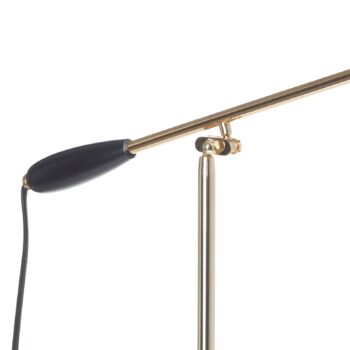 Northern Birdy stojaca lampa v čiernej/mosadznej