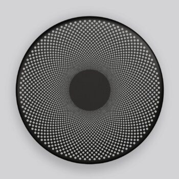 Northern Glint nástenné LED svietidlo, čierna