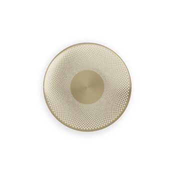 Northern LED nástenné svetlo Glint mosadzné, oceľ, Ø 25 cm
