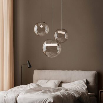 Northern Reveal závesné LED svietidlo dymové Ø45cm