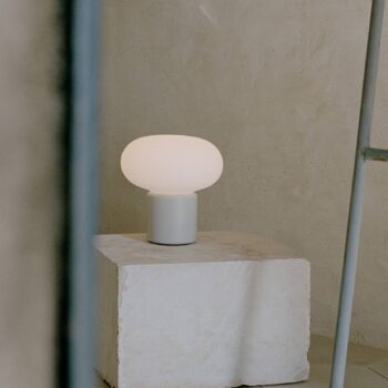 Nová dobíjacia lampa Works Karl-Johan, svetlosivá, IP65