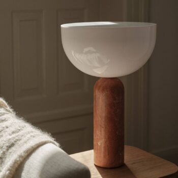 Nové práce Kizu Veľká stolová lampa Breccia Pernice