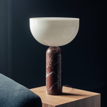 Nové práce Kizu Veľká stolová lampa Rosso Levanto