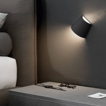 Nuindie tango LED dobíjacia stolová lampa, čierna, IP20, stmievateľná