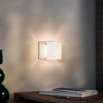 Nutalis mini LED nabíjateľná stolná lampa, biela, IP54, stmievateľná