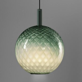 OLEV LED závesné svietidlo BEAM STICK NUANCE BALLOTON, zelené Ø 35 cm 927
