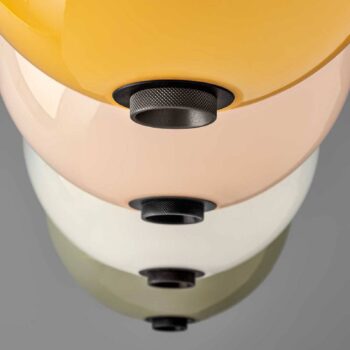 OLEV LED závesné svietidlo BEAM STICK NUANCE, hnedé, Ø 20 cm, 927