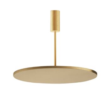 OLEV stropné LED svetlo FLUENTIS, zlaté, Ø 54 cm, kov 2.700 K