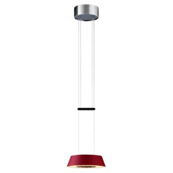 OLIGO Glance závesné LED 1-pl., červené matné