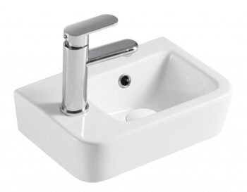 OLSEN SPA - Umývadielko PICCOLO 37,5 × 24,5 × 13,5 cm - umývadielko prevedenie - Ľavé OLKLT10100L
