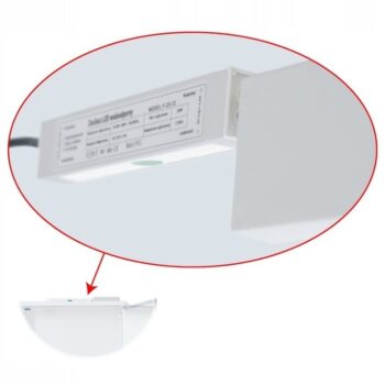 OLSEN SPA - Vrchný zrkadlová skrinka NICE s LED osvetlením - Rozmery skriniek - 40 × 64 × 15 cm OLNNIC40