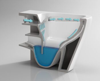 OLSEN SPA - Závesné WC ADDATO RIMLESS sa SLIM sedadlom Soft-close OLKLT2005E