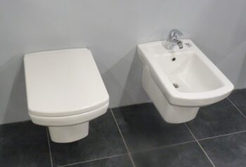 OLSEN SPA - Závesný bidet NERO OLKGNE02BDE00