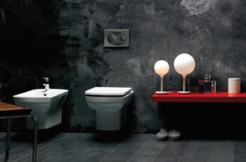 OLSEN SPA - Závesný bidet NERO OLKGNE02BDE00