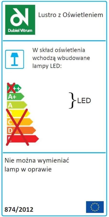 OLSEN SPA - Zrkadlo s LED osvetlením sours - Rozmery zrkadiel - 60 × 80 cm OLNZSOU60